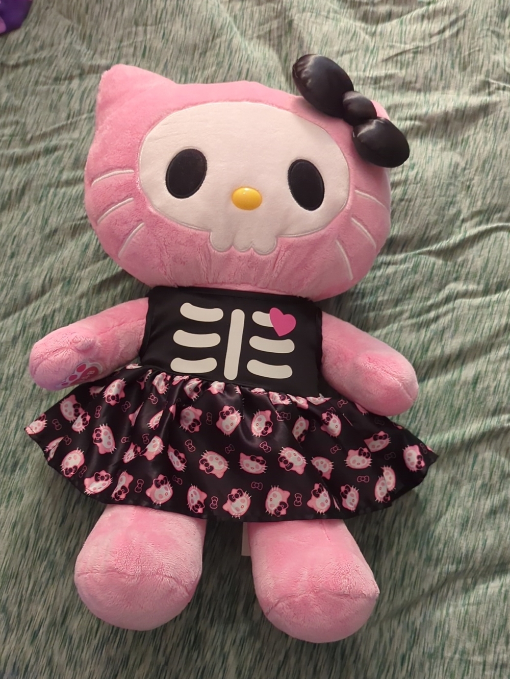Hello Kitty Skeleton With Dress Build A Bear Sanrio Halloween